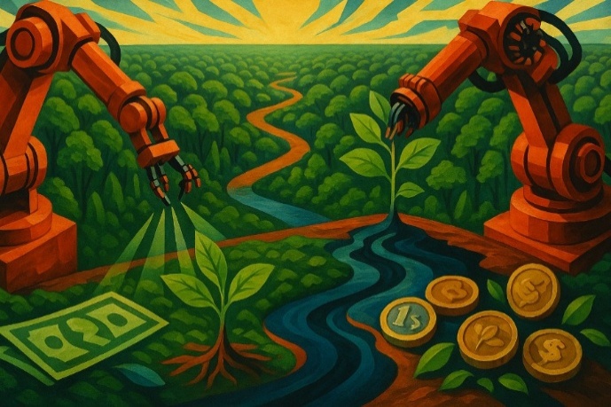 economia da floresta industria bioeconomia zfm amazonia IMAGEM IA