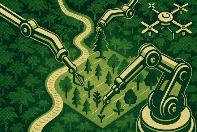 industria da floresta imagem ia